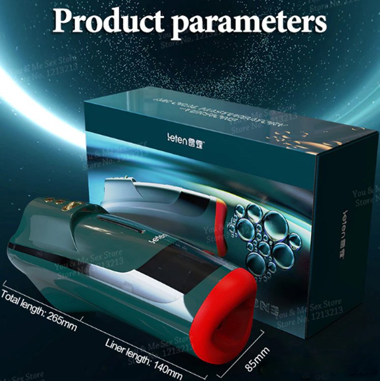 Thông số kỹ thuật máy thủ dâm Leten Air Blowjob 3 chất liệu ABS TPE cao cấp