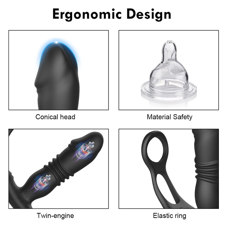 sextoy hậu m&ocirc;n nam rung thụt twin engine k&iacute;ch th&iacute;ch mạnh mẽ