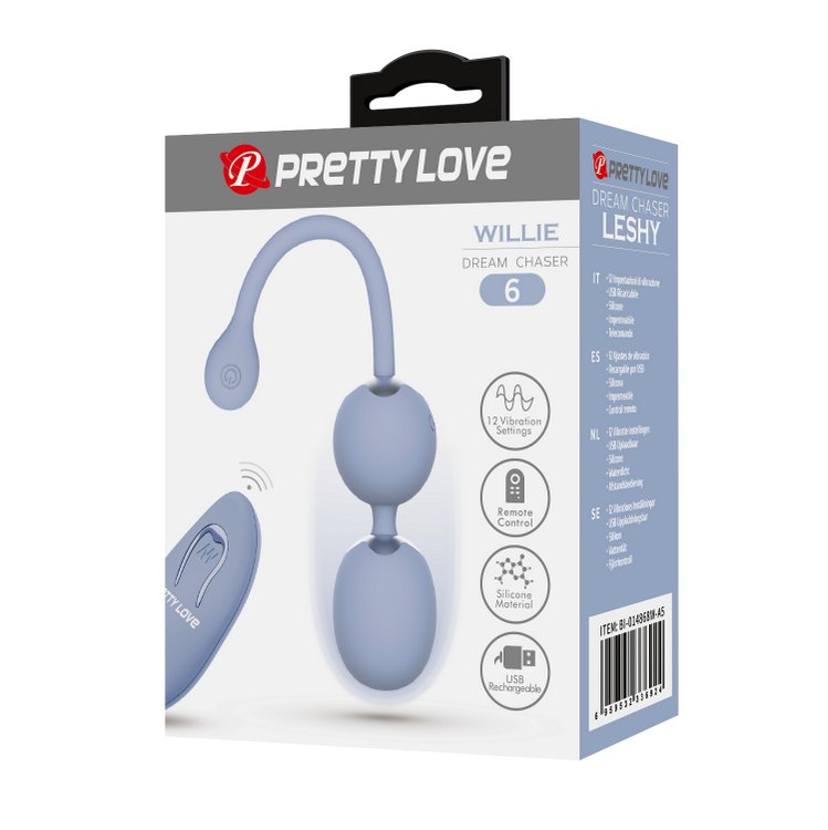 Trứng rung Pretty Love Dream Chaser Willie điều khiển từ xa 12 chế độ