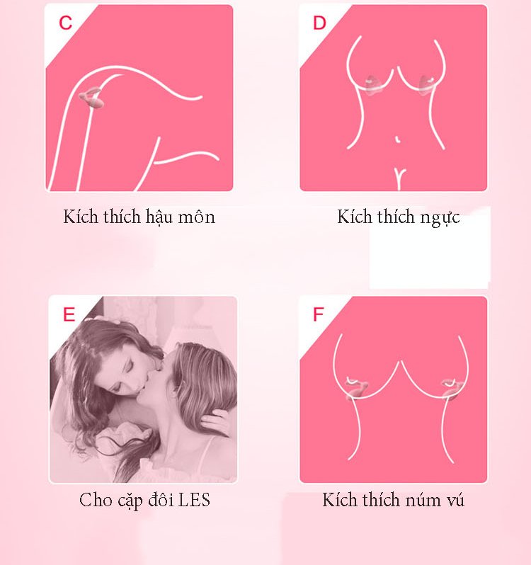 Trứng rung điều khiển xa mini h&igrave;nh thỏ rung trong rung ngo&agrave;i