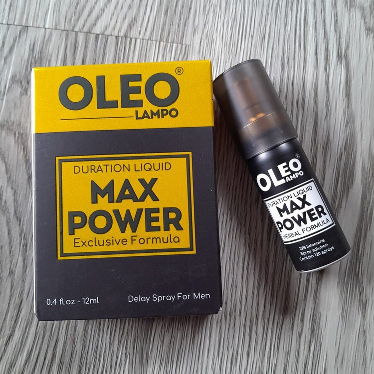 Xịt k&eacute;o d&agrave;i thời gian Oleo Lampo Max Power chứa Lidocaine 13%